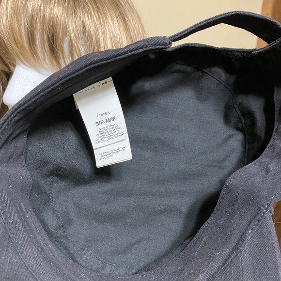 THE NORTH FACE CADET HAT, BLACK 100% COTTON SHELL, POLYESTER LINING UNISEX S/M - Picture 6 of 6